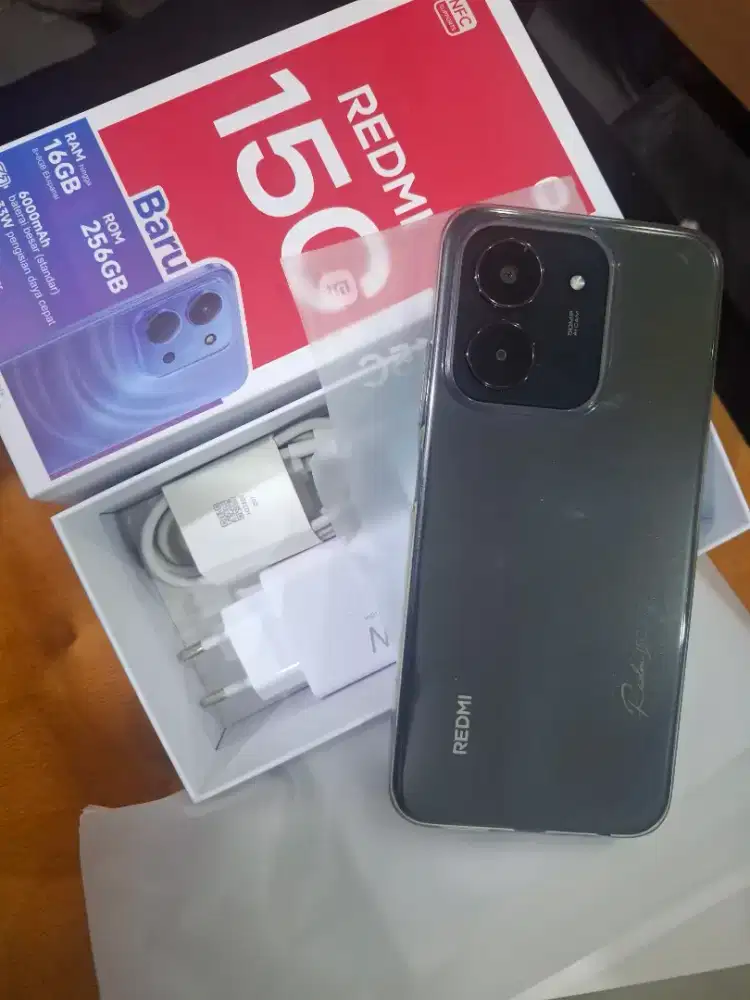 Redmi 15c ram 8/256 fullset mulus like new