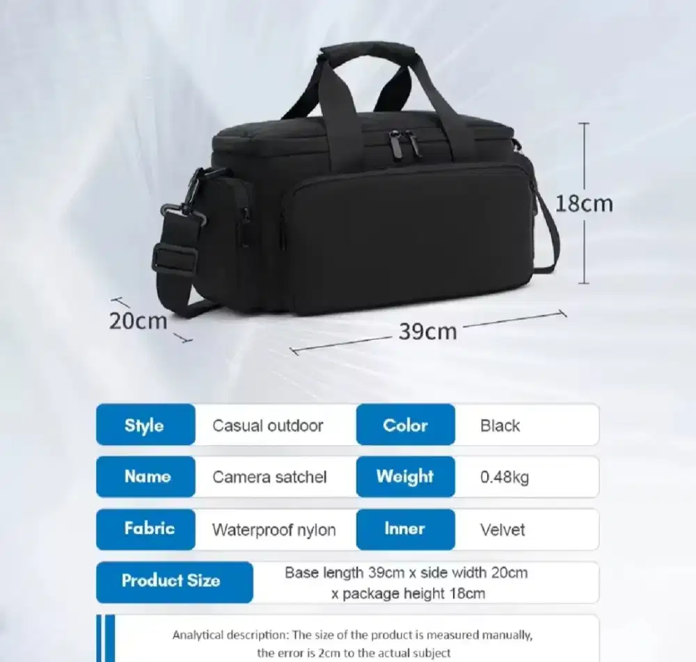 Jual tas kamera / bisa buat perlengkapan pancing