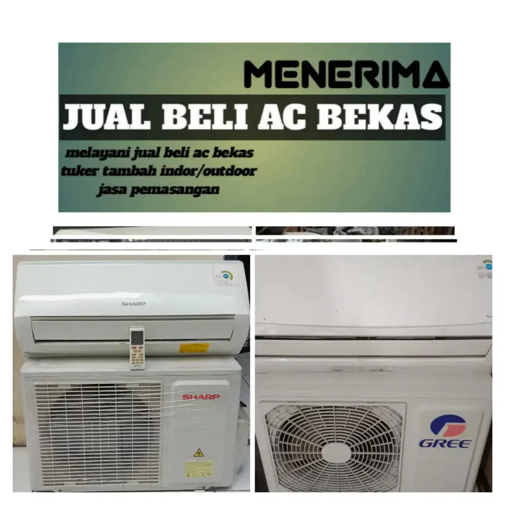 Terima ac bekas rusak