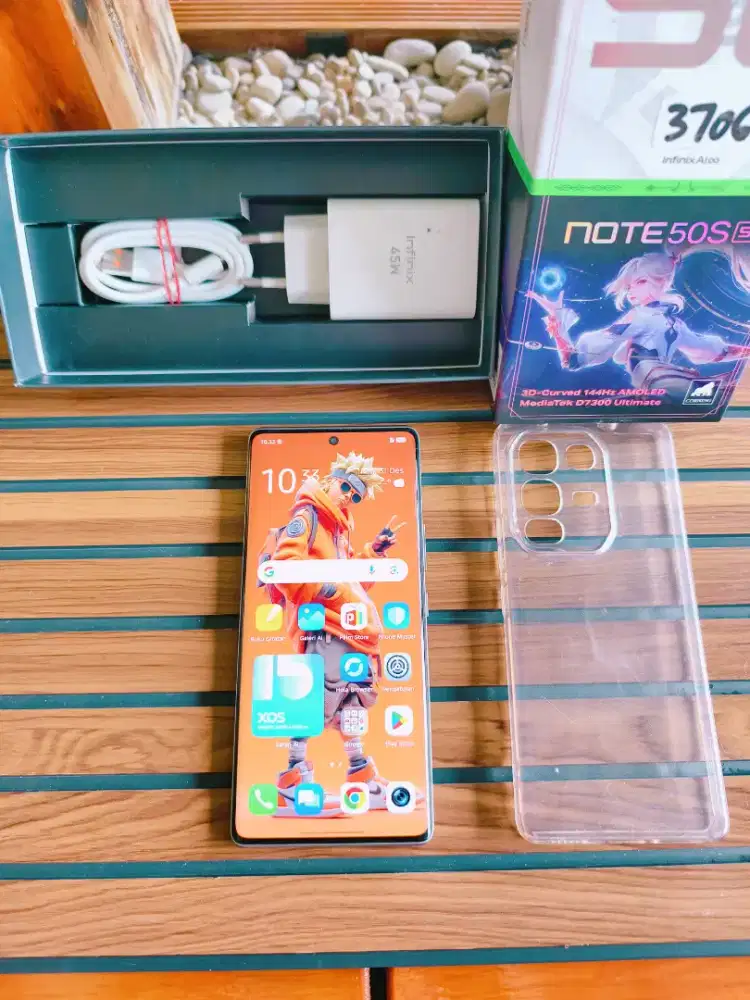 Infinix Note 50S 5G 8/256 Mulus Fullset Ori Garansi Panjang