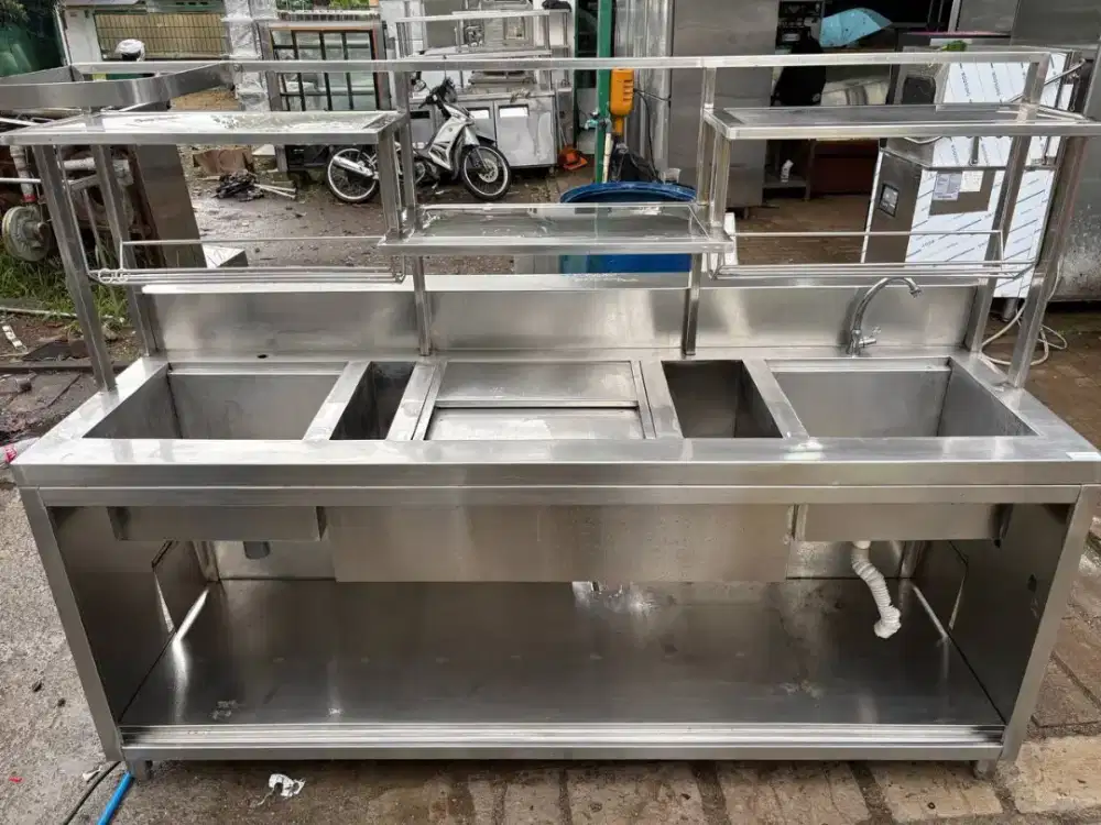 sink icebin + upper 200x70x85 sink 43x40x25 icebin 45x40x25
harga 5jt