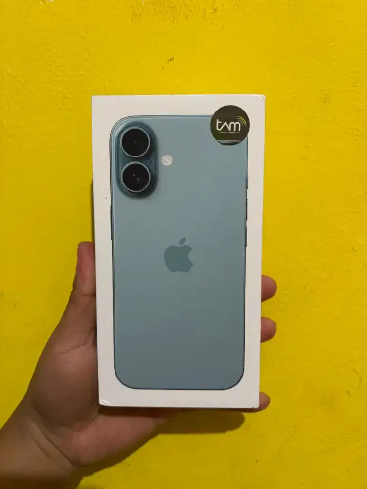 IPHONE 16 (NEW) TEAL 128GB GARANSI RESMI