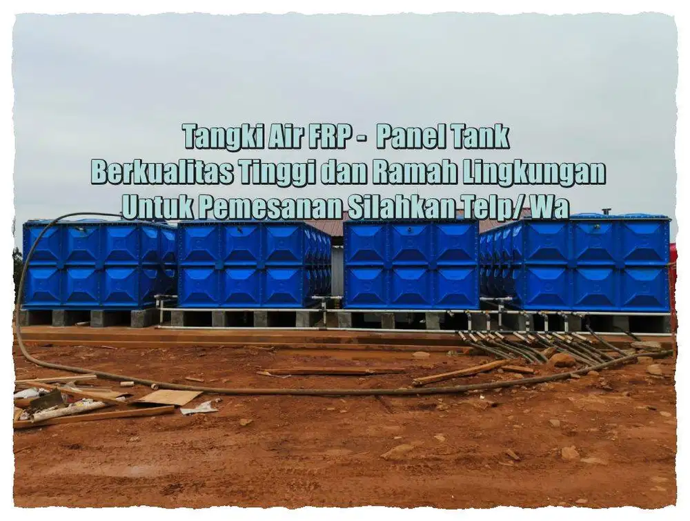 Jual! Tangki Panel,Tangki Air Fiberglass,Tangki Ai,Toren Air,Tangki Ro