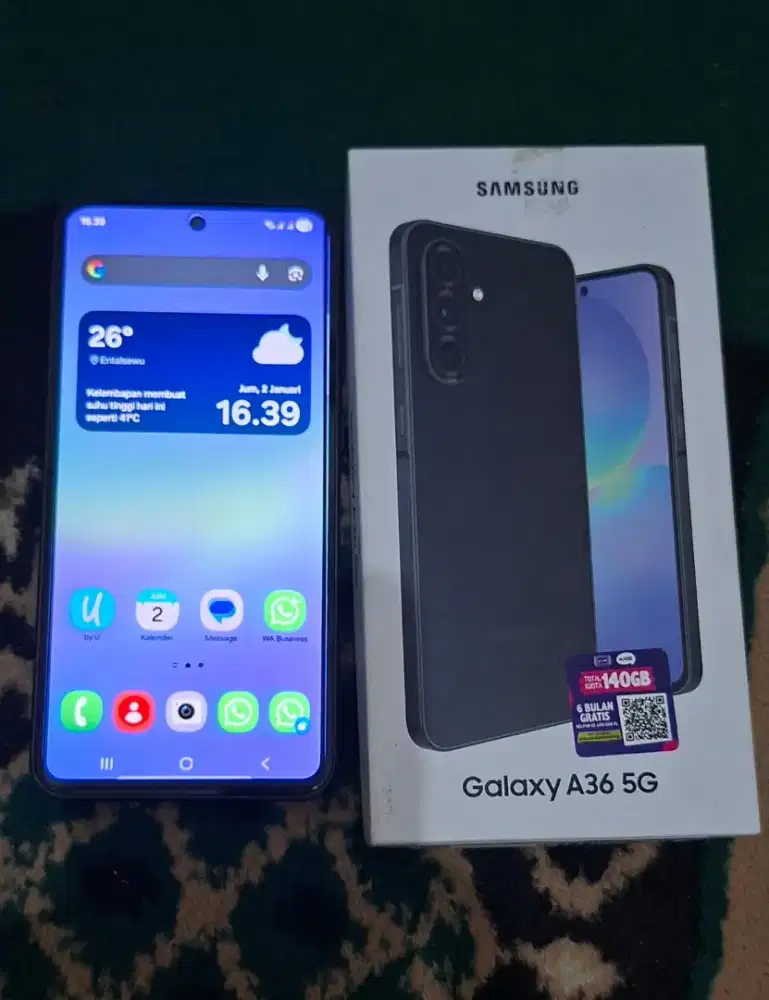 Samsung Galaxy A36 5G NFC 8/256GB - Hitam