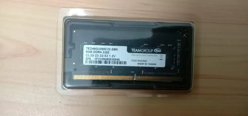 sodimm ddr4  8 gb 3200 ghz merk team group