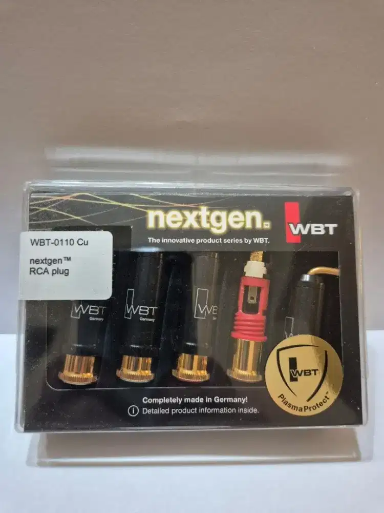 WBT-0110 Cu nextgen RCA plugs konektor
