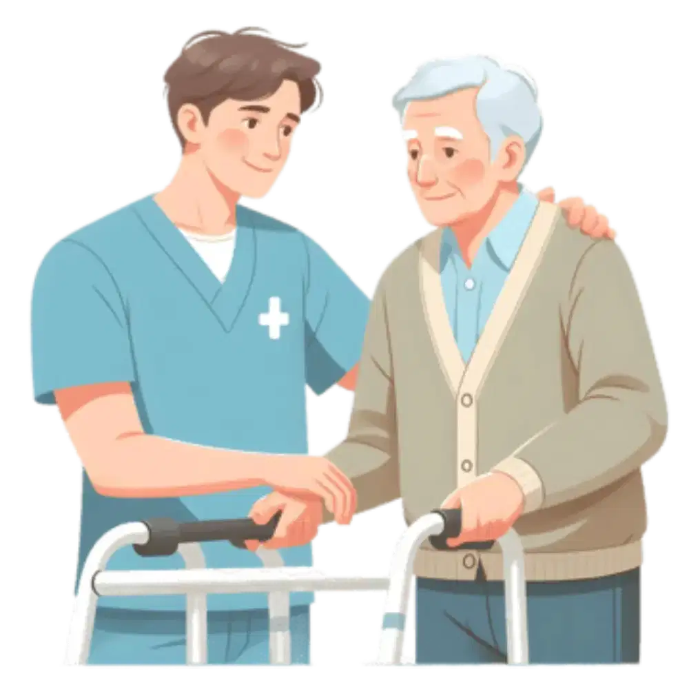 Cari kerja harian ( Caregiver Perawat lansia ) dan penyalur caregiver.