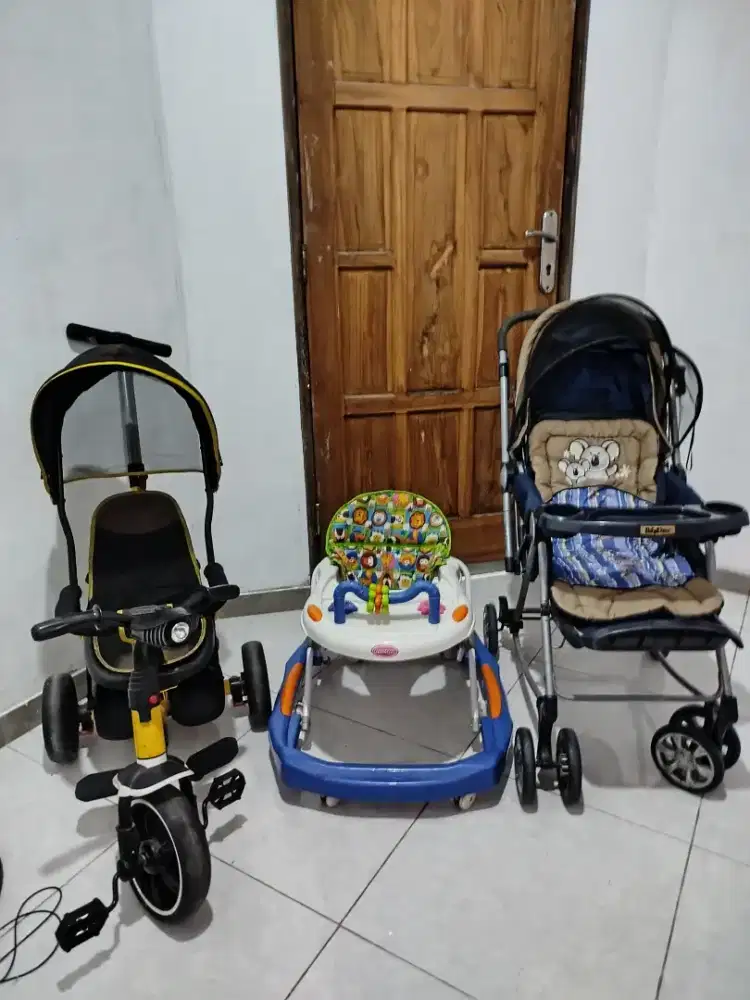 STROLLER APOLO SEPEDA RODA TIGA