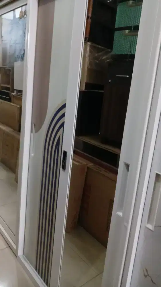 Lemari baju 2 pintu geser ukuran 90 & 120