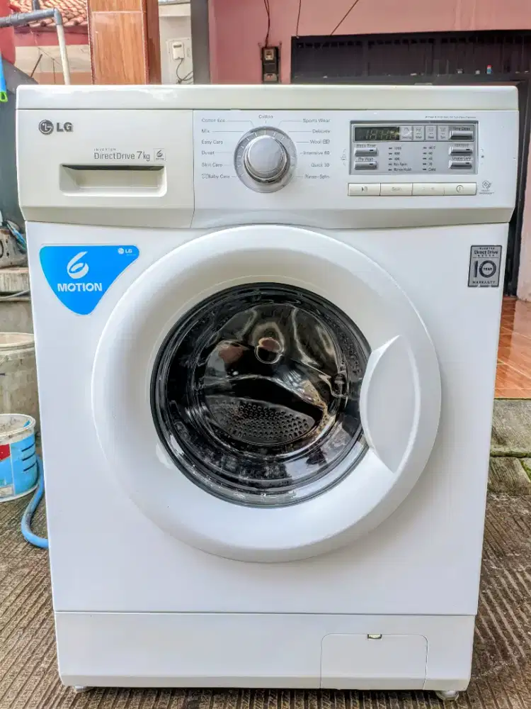 Mesin cuci LG inverter 7kg mulus original