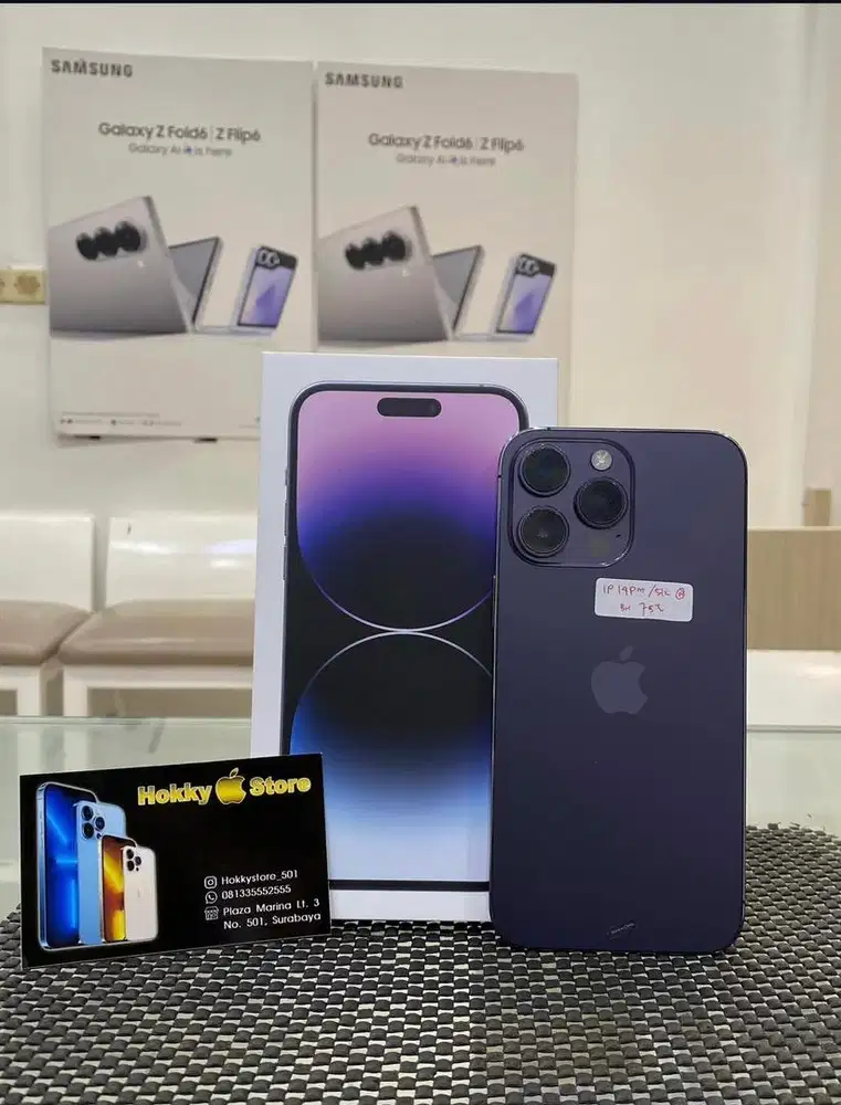 Iphone 14promax/512gb Deep purple ex ibox bh 75%