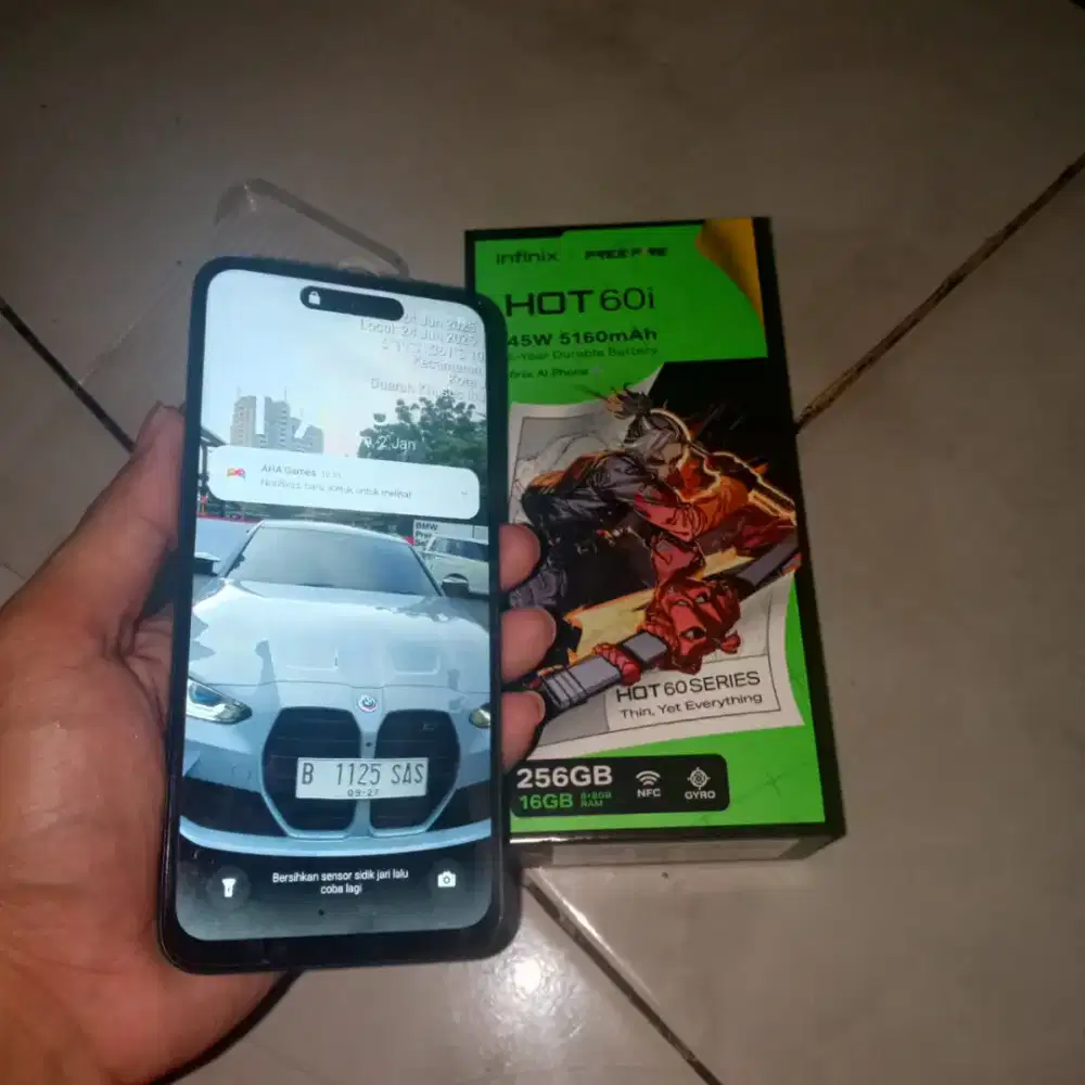 Infinix hot60i kondisi bagus