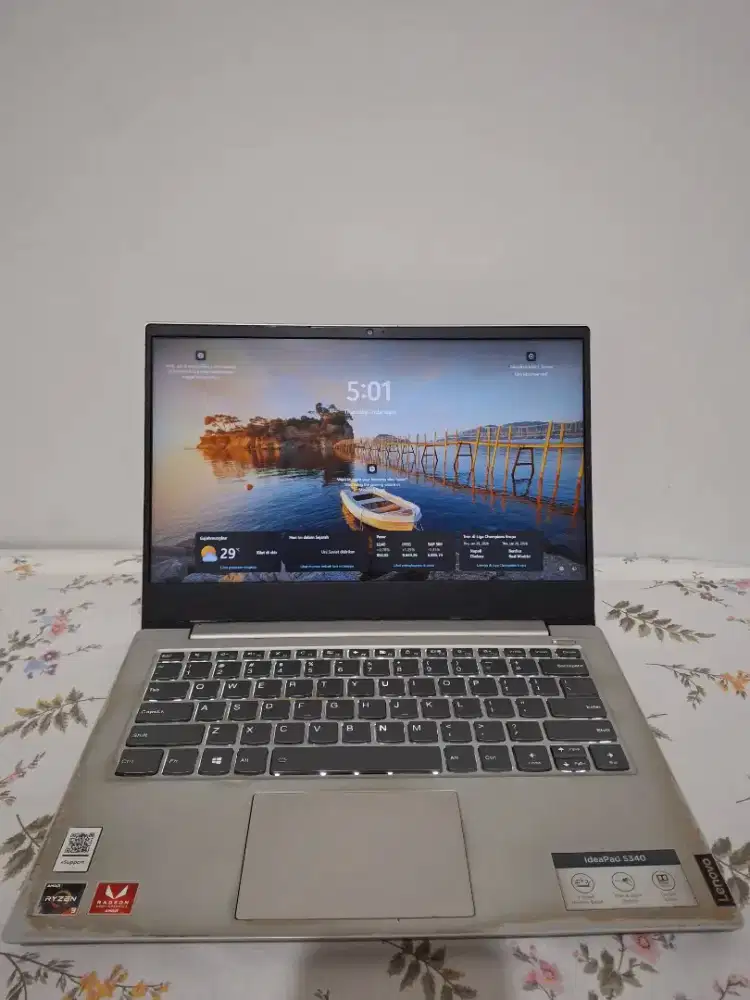 Jual cepat BU - Lenovo Ideapad s340 Ryzen 3 Ram 12gb - Mulus terawat