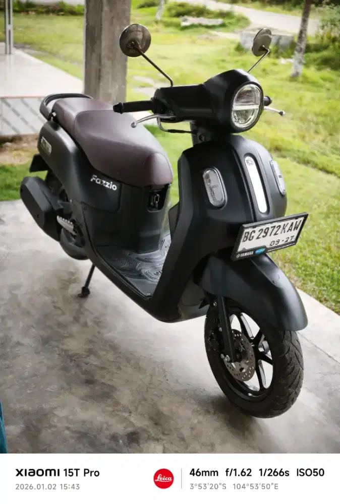 Yamaha Fazzio Hitam Dop 2022