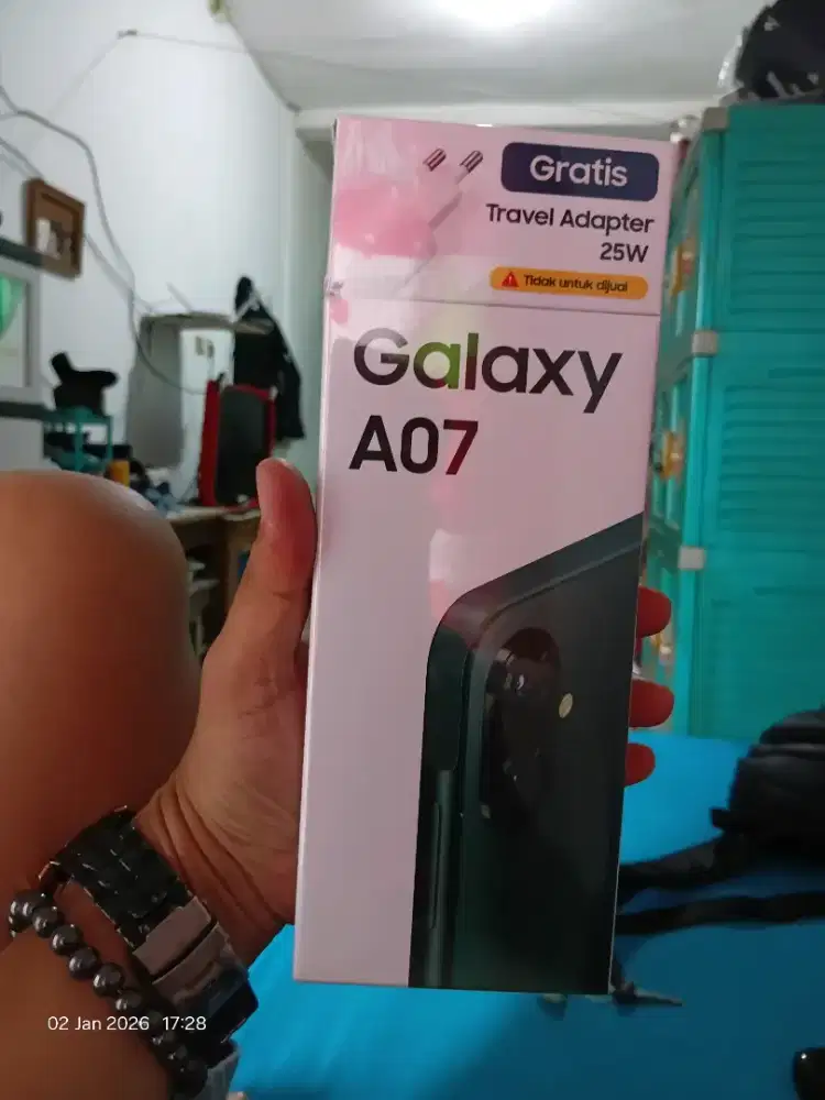 Jual masih segel samsung A07 ,free kepala charge ori samsung .