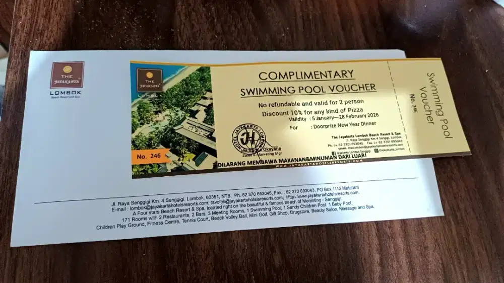 Voucher Berenang