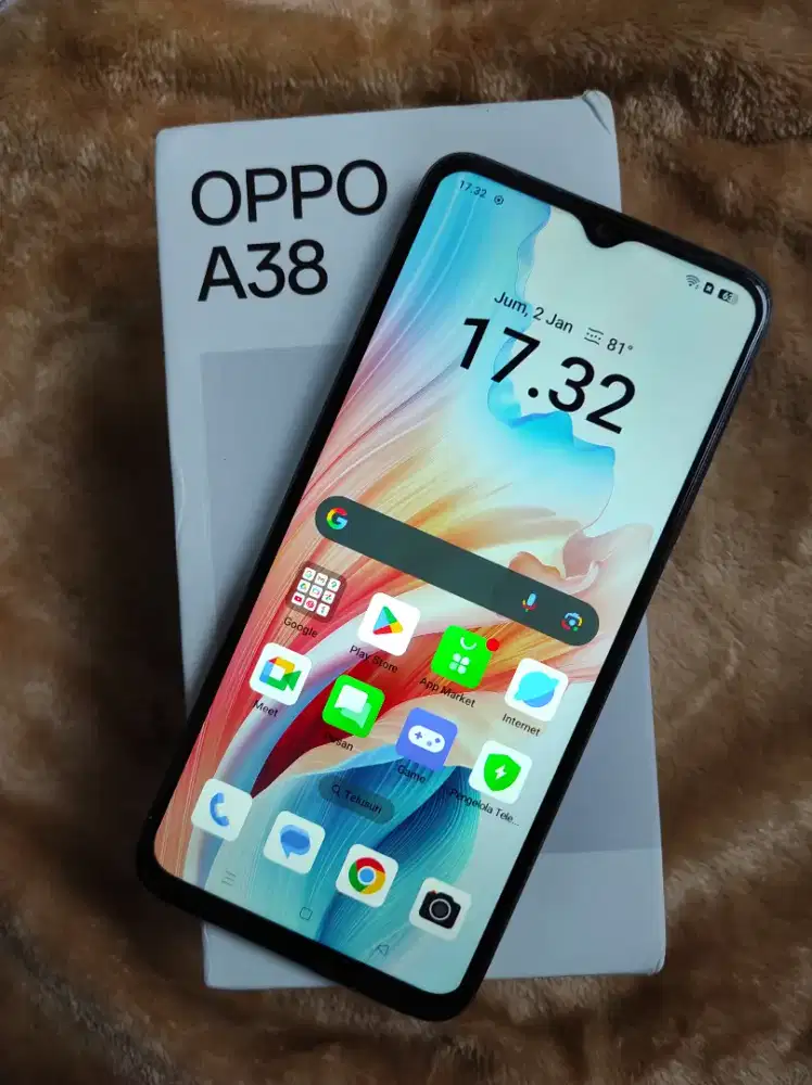 OPPO A38 RAM 4+4/128 Original No minus
