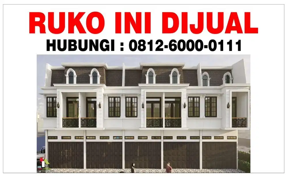 Dijual Ruko Baru sisa 2 pintu