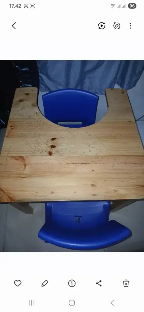 Meja kursi terapi anak