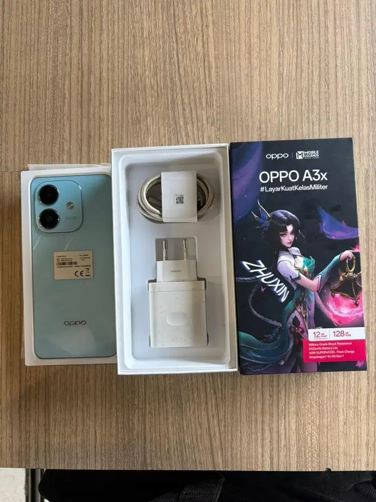 OPPO A3x 6/128GB | MULUS SEPERTI BARU| FULLSET | FUNGSIONAL NORMAL