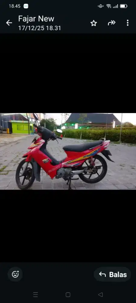 Di jual Motor Suzuki Smash 2004.