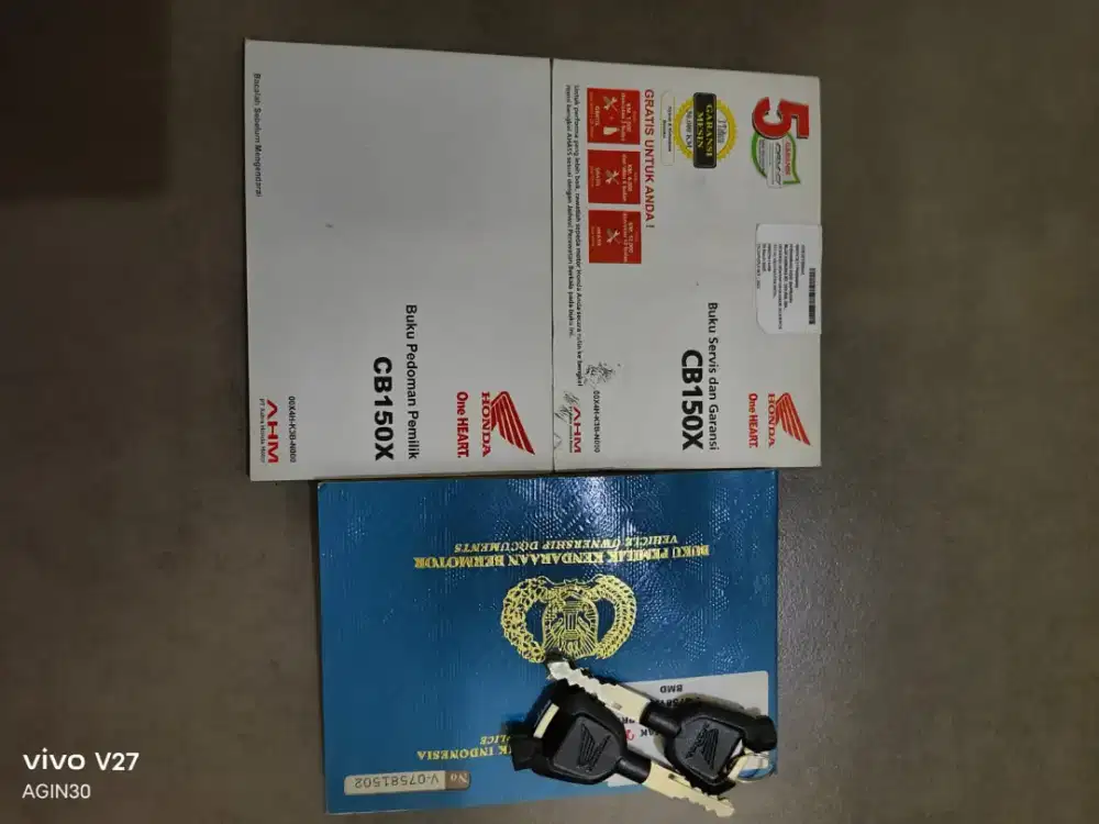 Honda CB150X km baru 2 ribuan