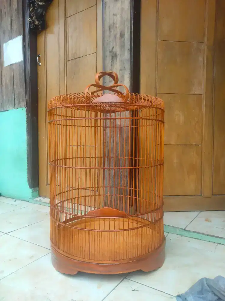 Sangkar murai mentahan dan aerbrush