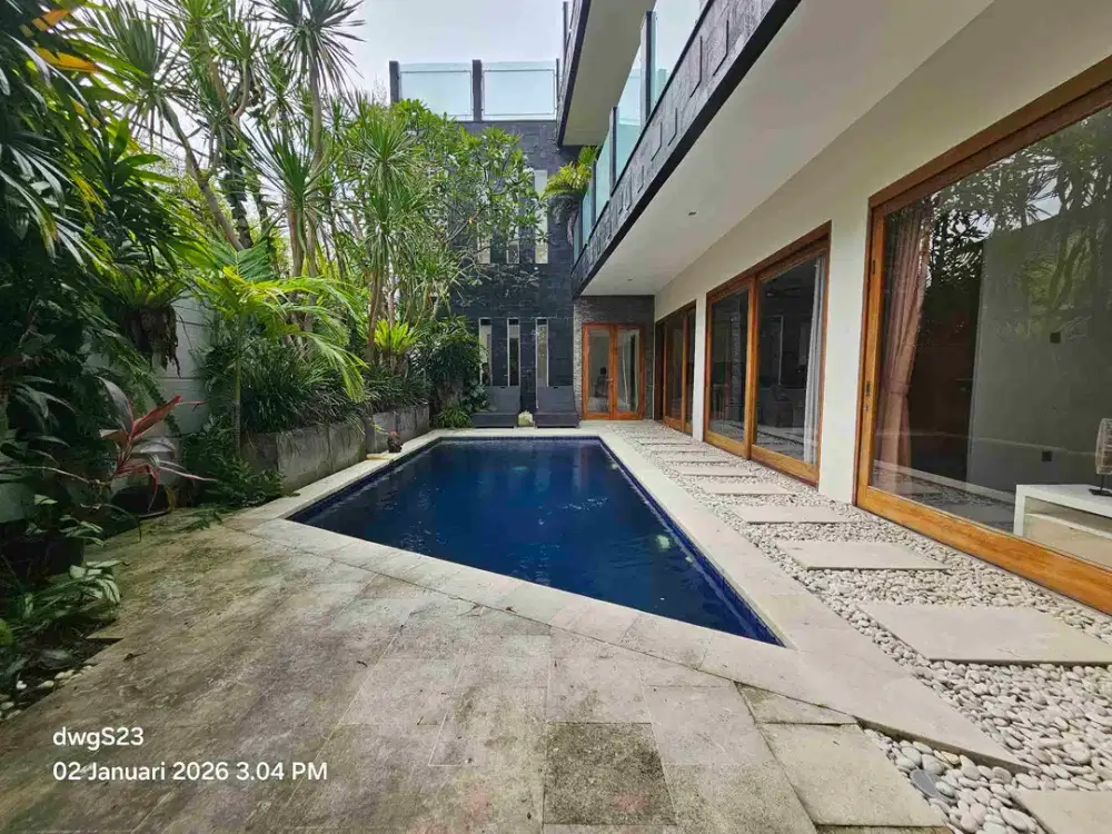 dijual villa lantai 3 canggu brawa