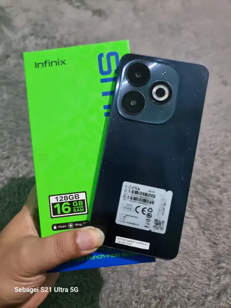 Infinix Smart 8 Pro 16GB 8+8/128GB Murah Siap Pakai (Lokasi Cicaheum)