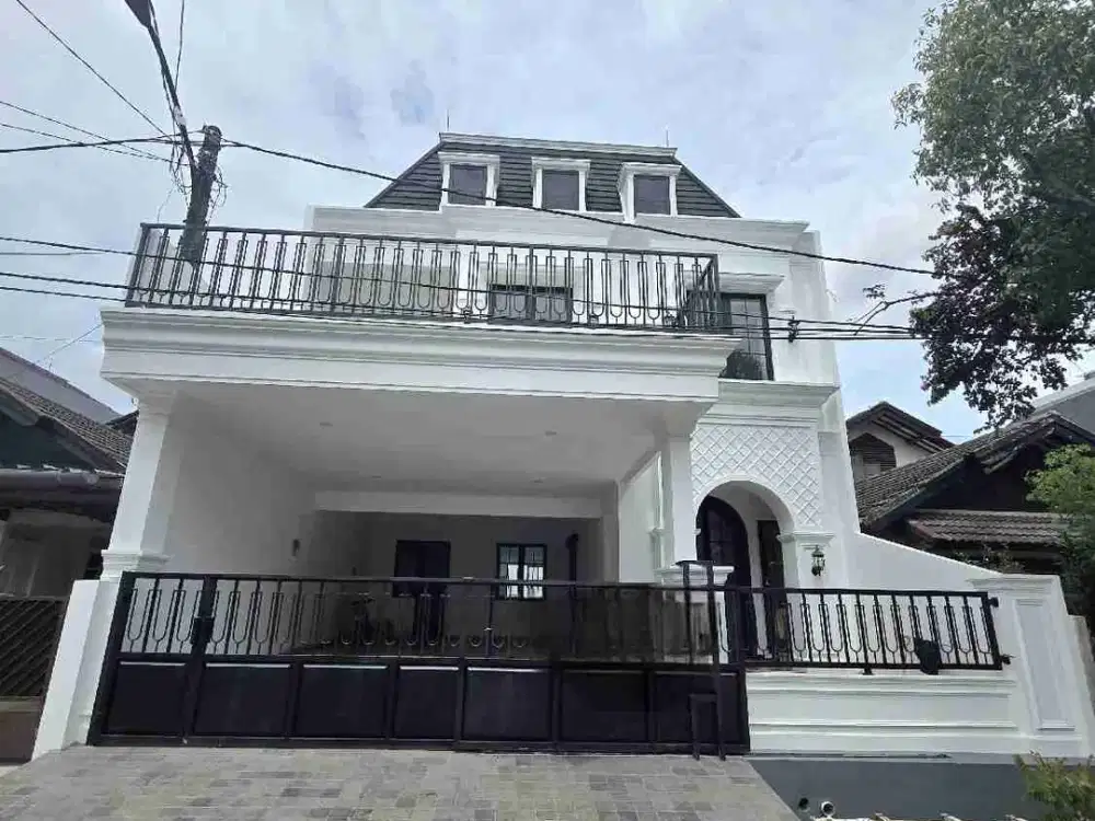 rumah baru american style dengan kolam renang sektor 3 bintaro jaya