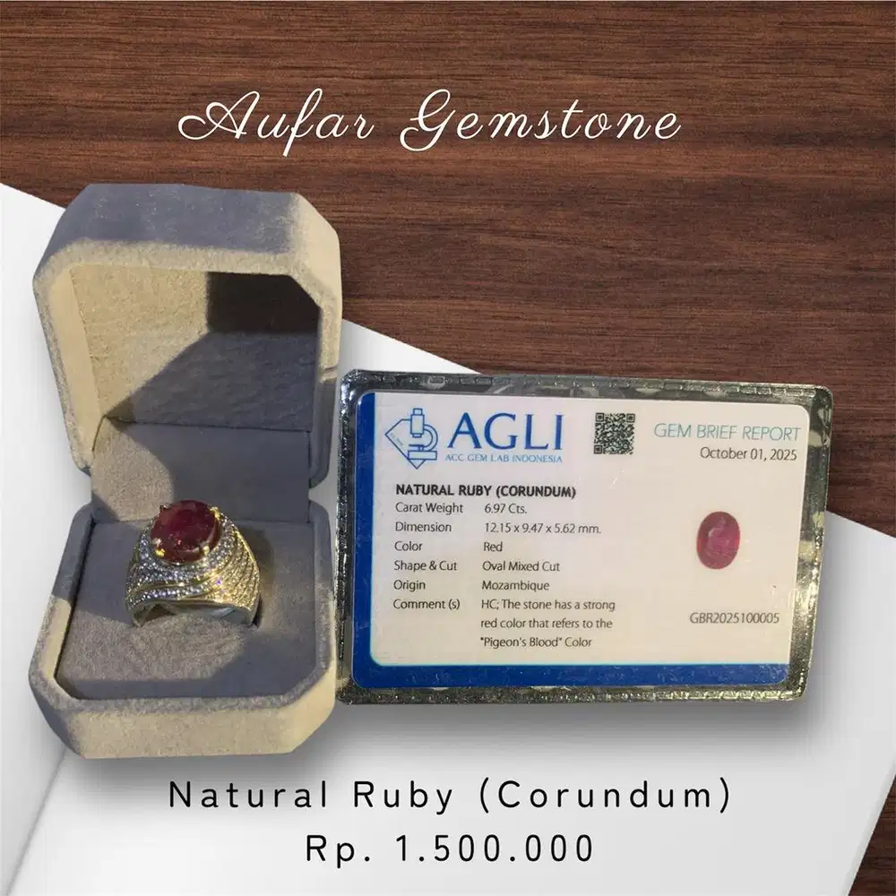 Natural Ruby (Corundum)