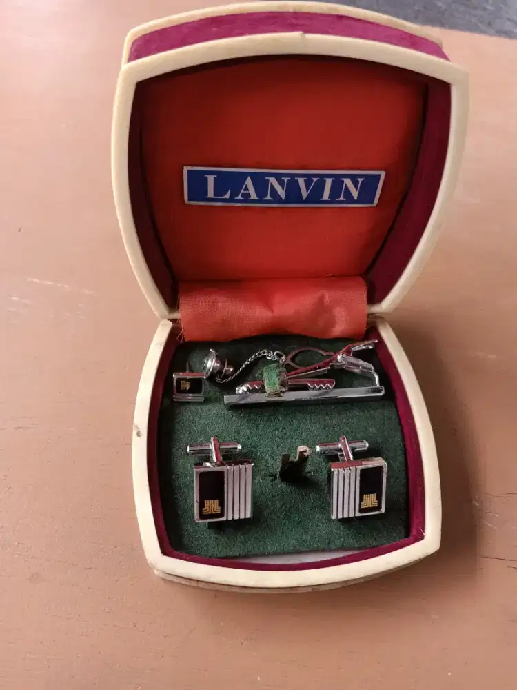 Lanvin bros penjepit dasi | bros lanvin original