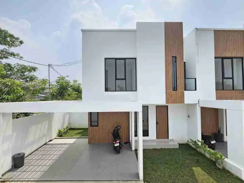 Rumah Industrialis Siap Huni Tanah Luas Bangunan Lega dekat Bintaro