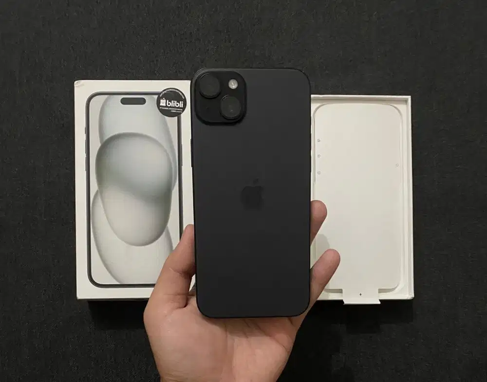 Iphone 15 Plus 128Gb Ibox Fullsheet Mulus Garansi Resmi