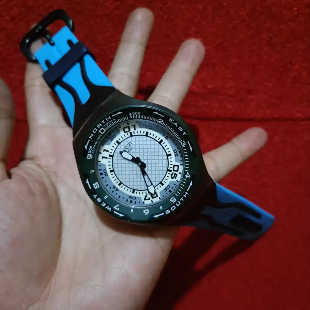 Jam pria swatch scuba authentic