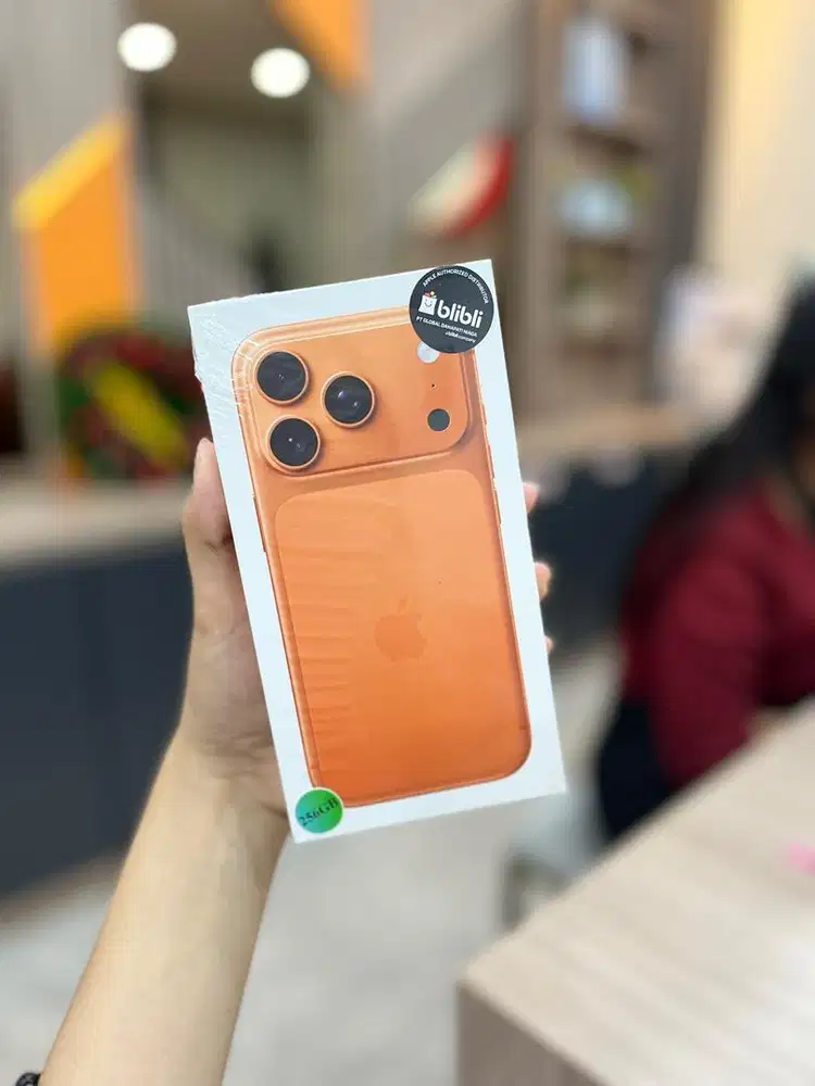 IPHONE 17PRO ORANGE NEW RESMI INDO