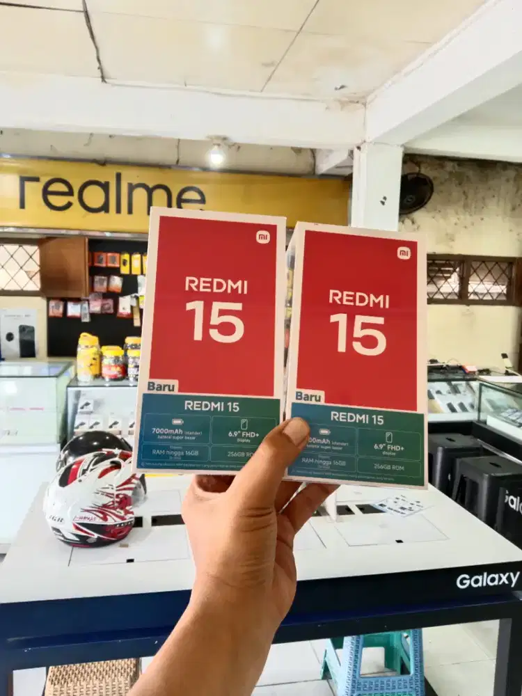Berminat silahkan WA Xiaomi Redmi 15 NFC 8+8/256 Garansi resmi 15bln