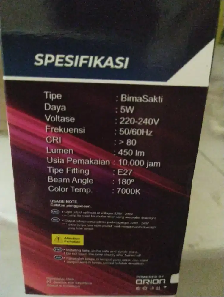 Jual lampu ukuran 5 waat dan 10 watt langsung dari pabrik