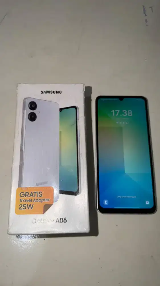 Jual Samsung A06 4/128 mulus