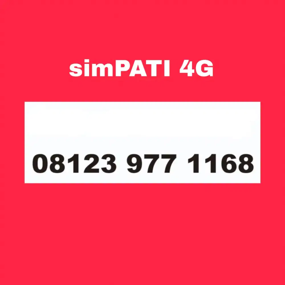 Nomor cantik simpati hoki 168