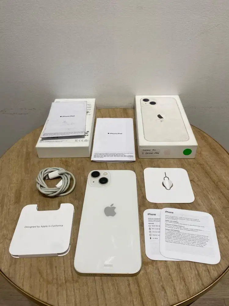 Second iBox Garansi On iPhone 13 128GB Starlight Fullset Anti Blokir