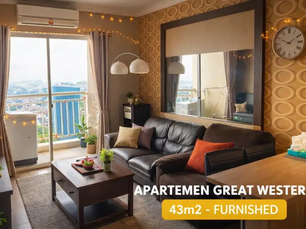 Apartemen Great Western 2Br Fully Furnished | Lantai Tinggi | bisa KPA | Best Deal