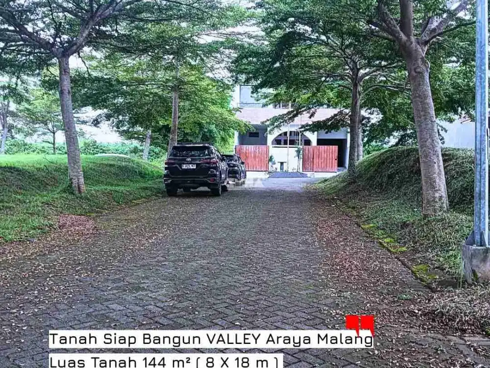 Tanah Siap Bangun Kawasan Perumahan Araya Hanya 2 Menit Kampus Binus Araya Malang