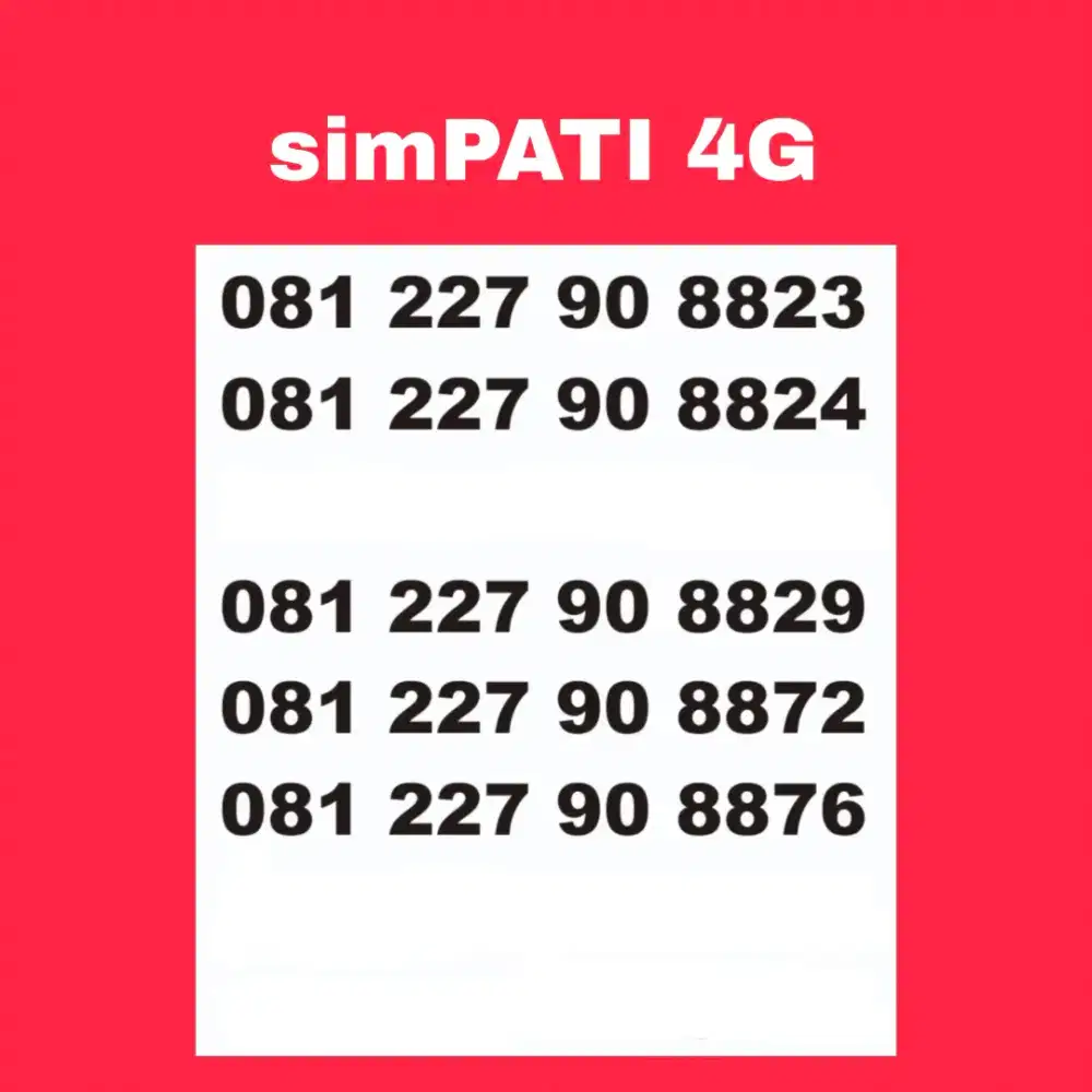 Nomor cantik telkomsel simpati murah