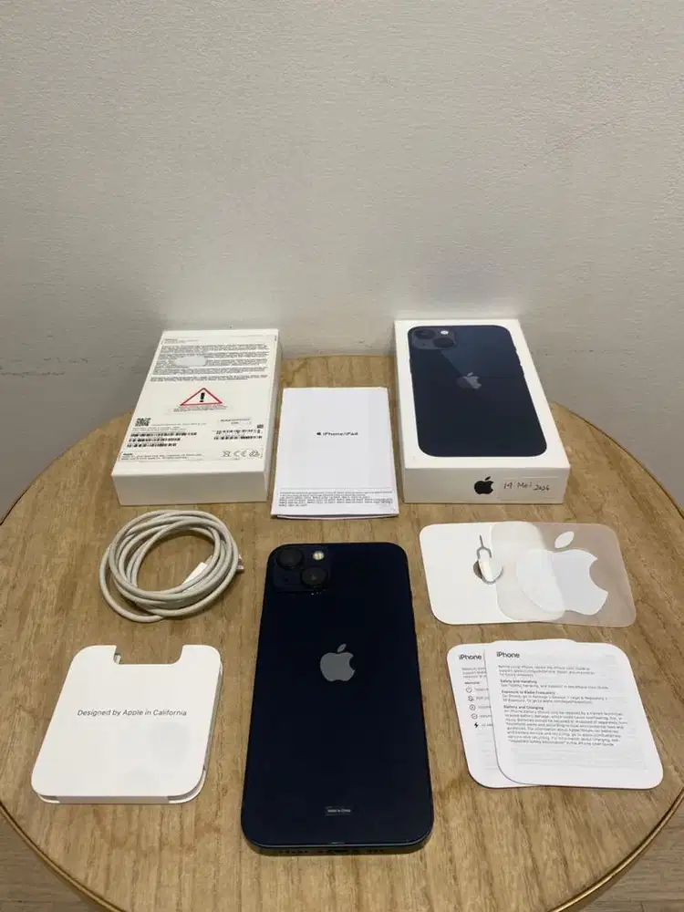 Second iBox Garansi On iPhone 13 128GB Midnight Fullset Anti Blokir