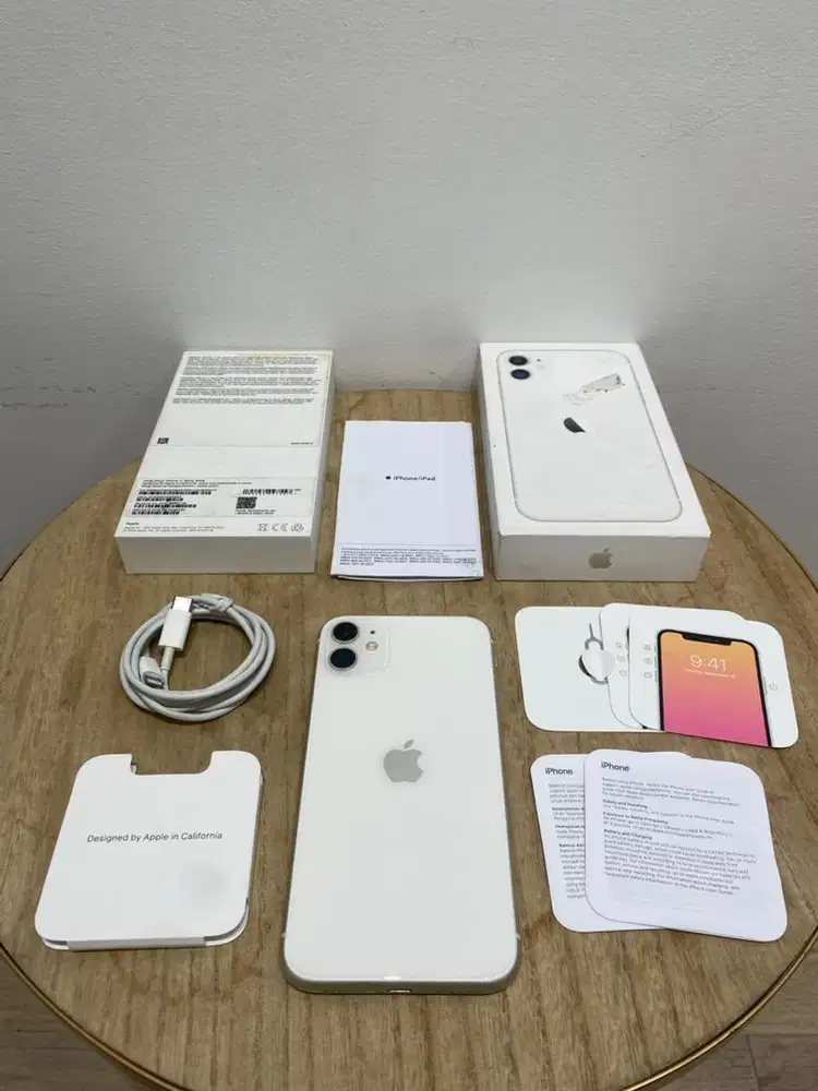 Second iBox iPhone 11 64GB White Fullset Anti Blokir