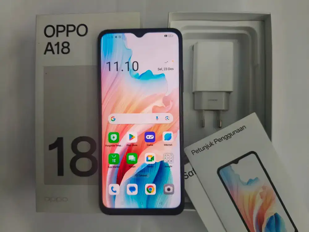 Oppo A18 4/128 GB Termurah Fullset