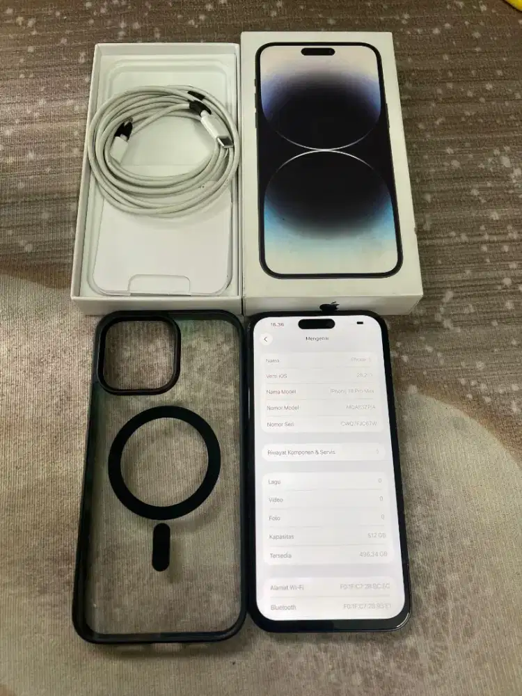 Iphone 14 promax 512 inter fullset