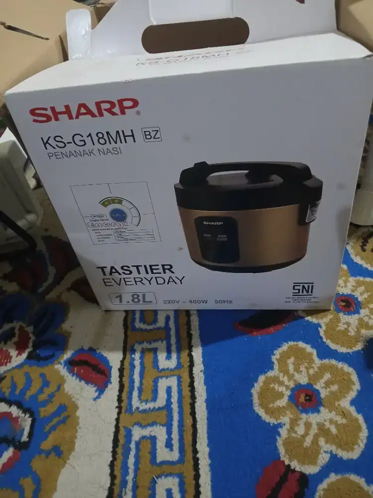Dijual penanak nasi merk Sharp 1,8 Ltr