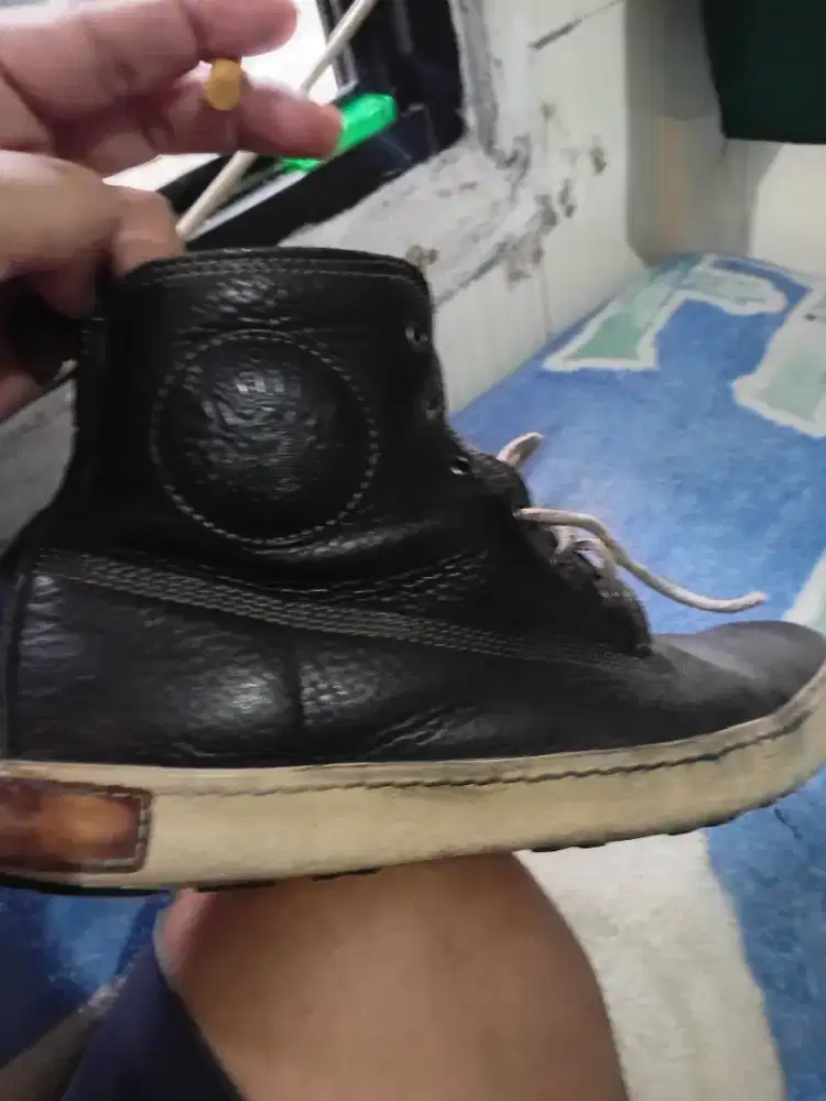 Sepatu boots second pria kulit asli merk blackstone ORI size 43